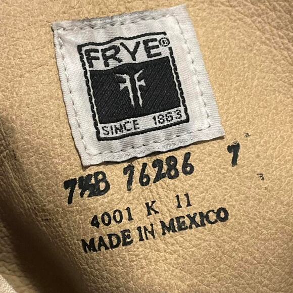 Frye faded distressed campus boots - Picture 2 of 8